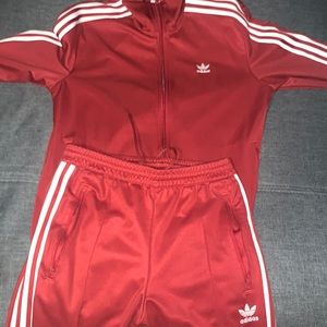 Adidas Burgundy Tracksuit Brand New